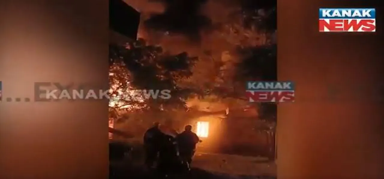  Fire guts mattress factory at Mancheswar in Bhubaneswar, losses estimated in lakhs
