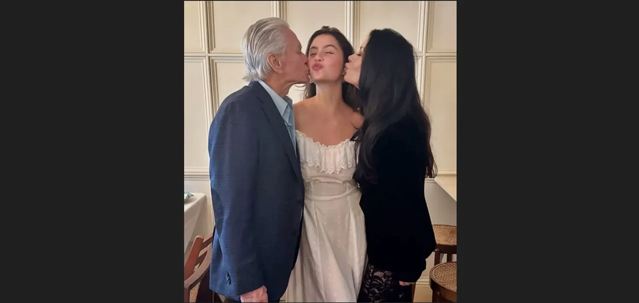  Michael Douglas, Catherine Zeta-Jones celebrate daughter’s graduation from Brown University