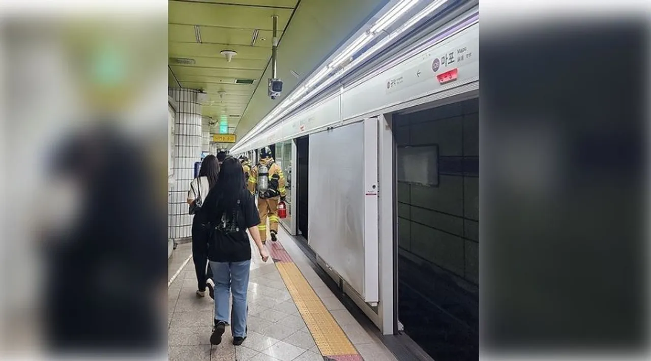  South Korea: Suspect sets fire in subway over divorce case verdict