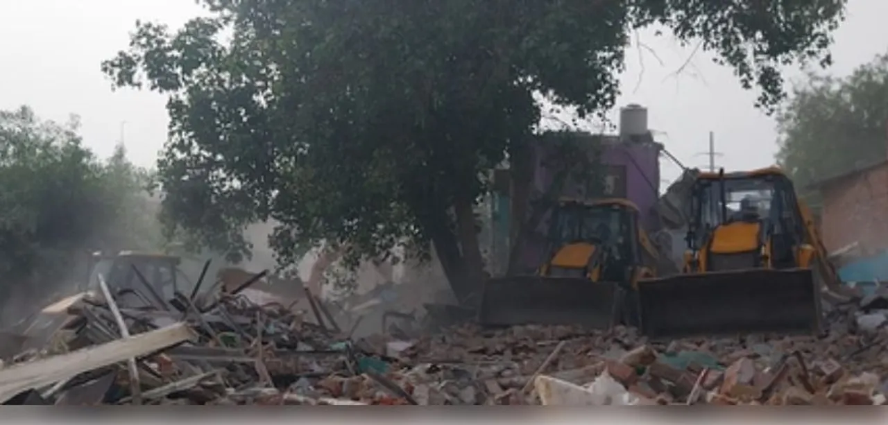  Demolition drive at Delhi's Madrasi Camp amid residents' discontent