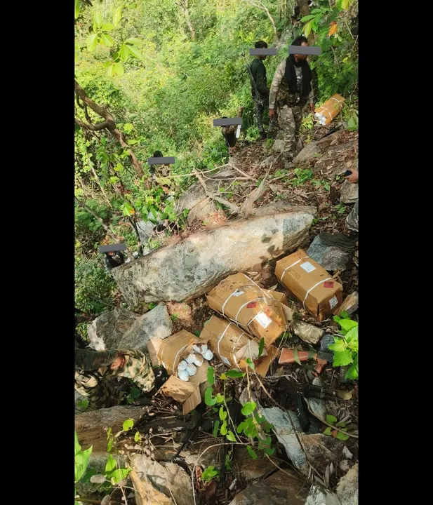  Explosives looted by Maoists in Odisha recovered from Jharkhand’s Saranda Forest
