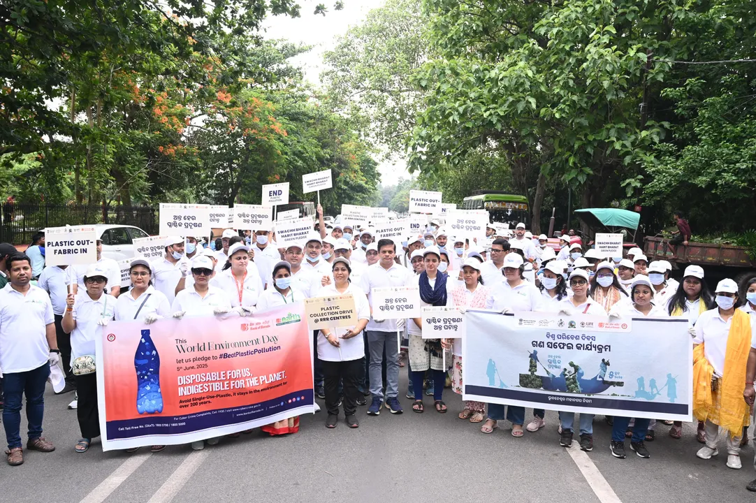  World Environment Day: Civic authorities in Odisha capital urge people to end plastic pollution
