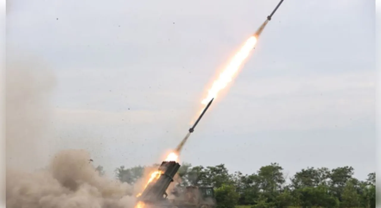  North Korea fires 10 rocket launcher shells following trilateral air drills