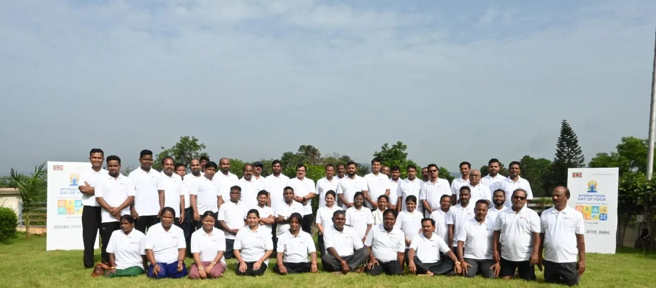  OMC observes International Day of Yoga 2025 across all its mining regions