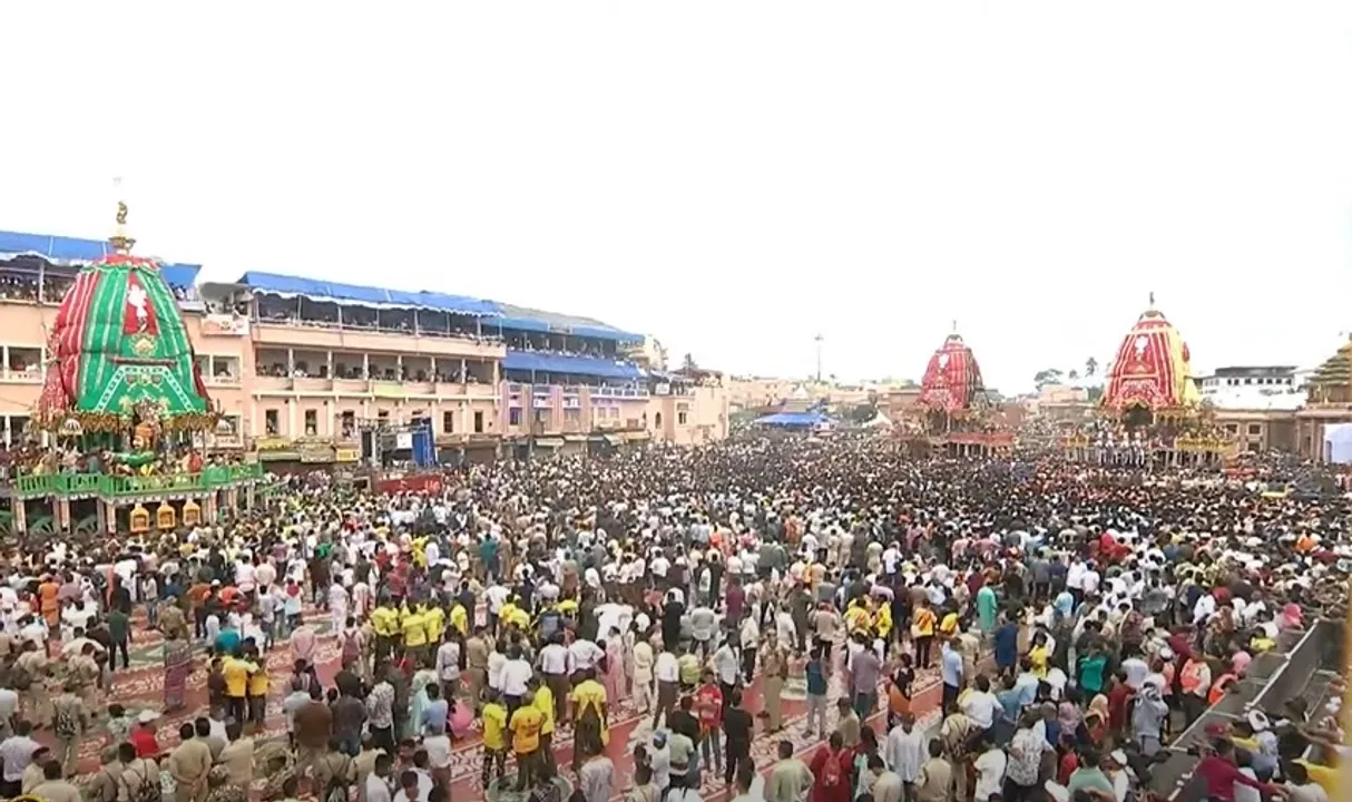  Puri Ratha Jatra 2025: Millions immerse in devotion as chariots roll on Grand Road