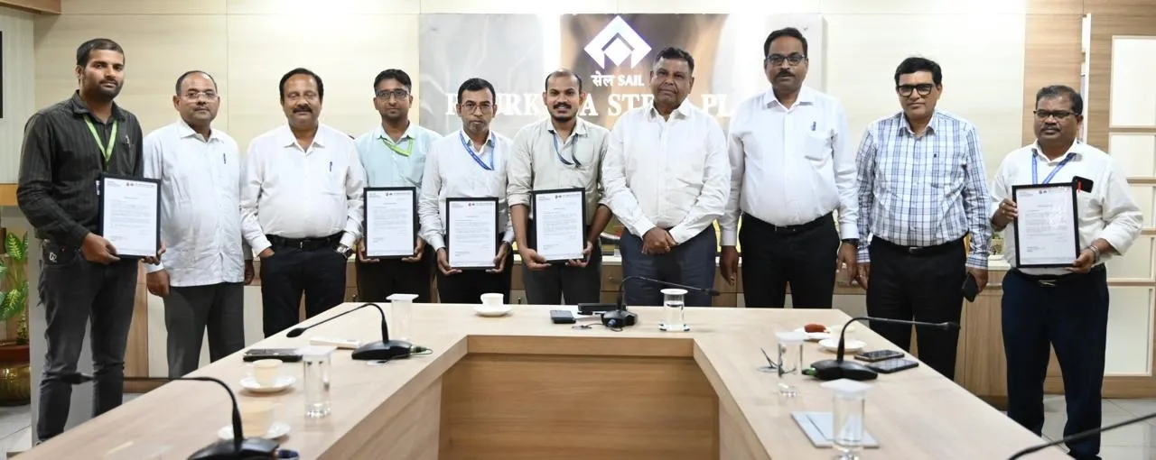  AI & U award winners felicitated at SAIL, Rourkela Steel Plant
