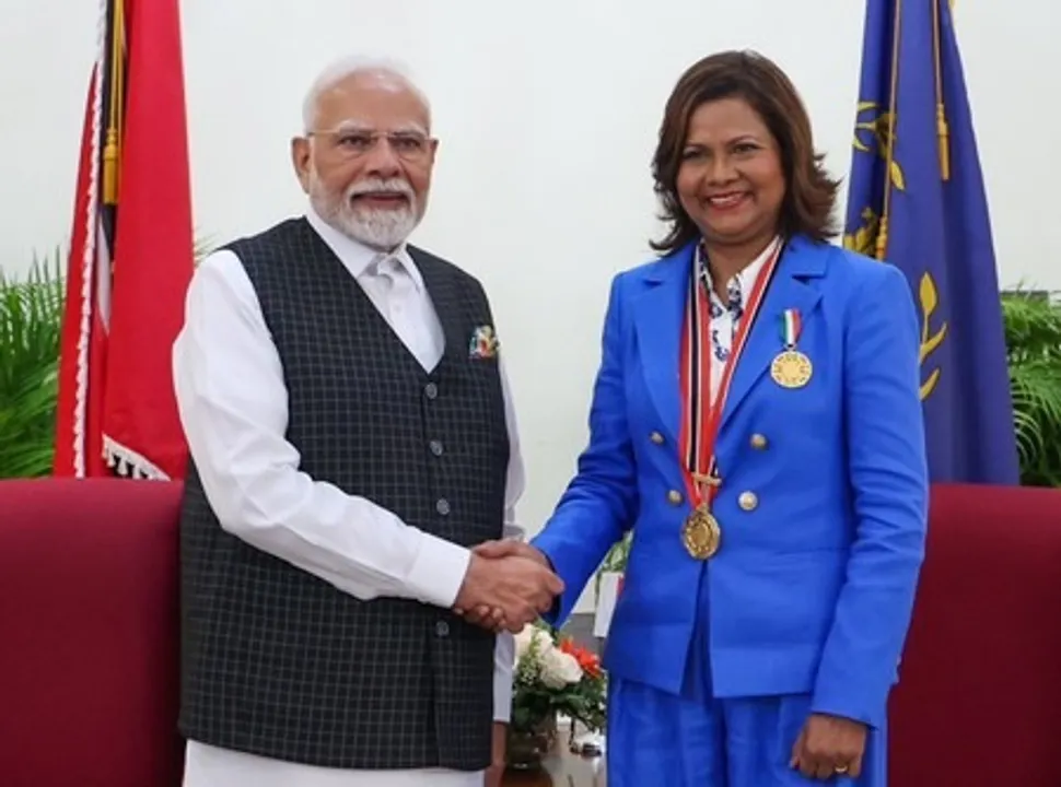  PM Modi meets President Kangaloo, reaffirms deep-rooted friendship between India and Trinidad & Tobago