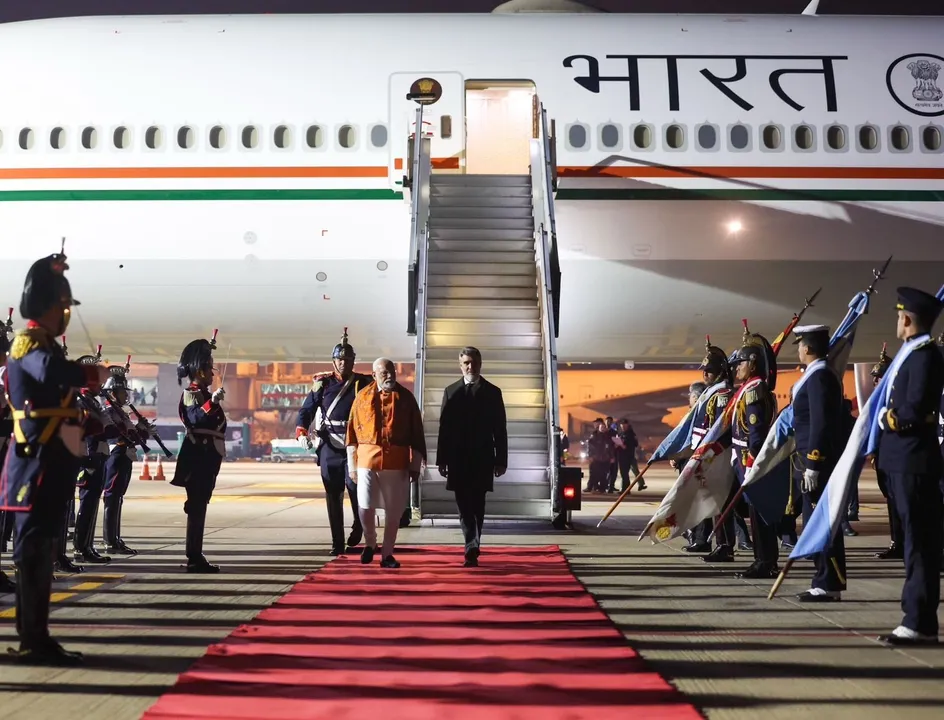  Narendra Modi arrives in Argentina, first bilateral visit by an Indian PM in 57 years