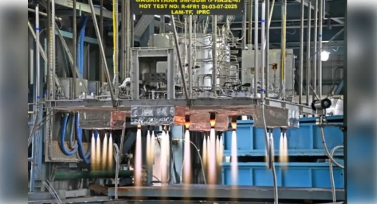  Gaganyaan Mission: ISRO performs two hot tests on Service Module Propulsion System
