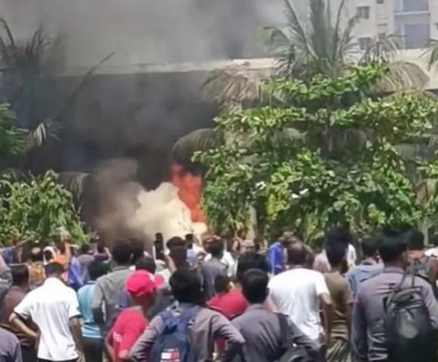  Bangladesh Air Force jet crashes into Dhaka school building