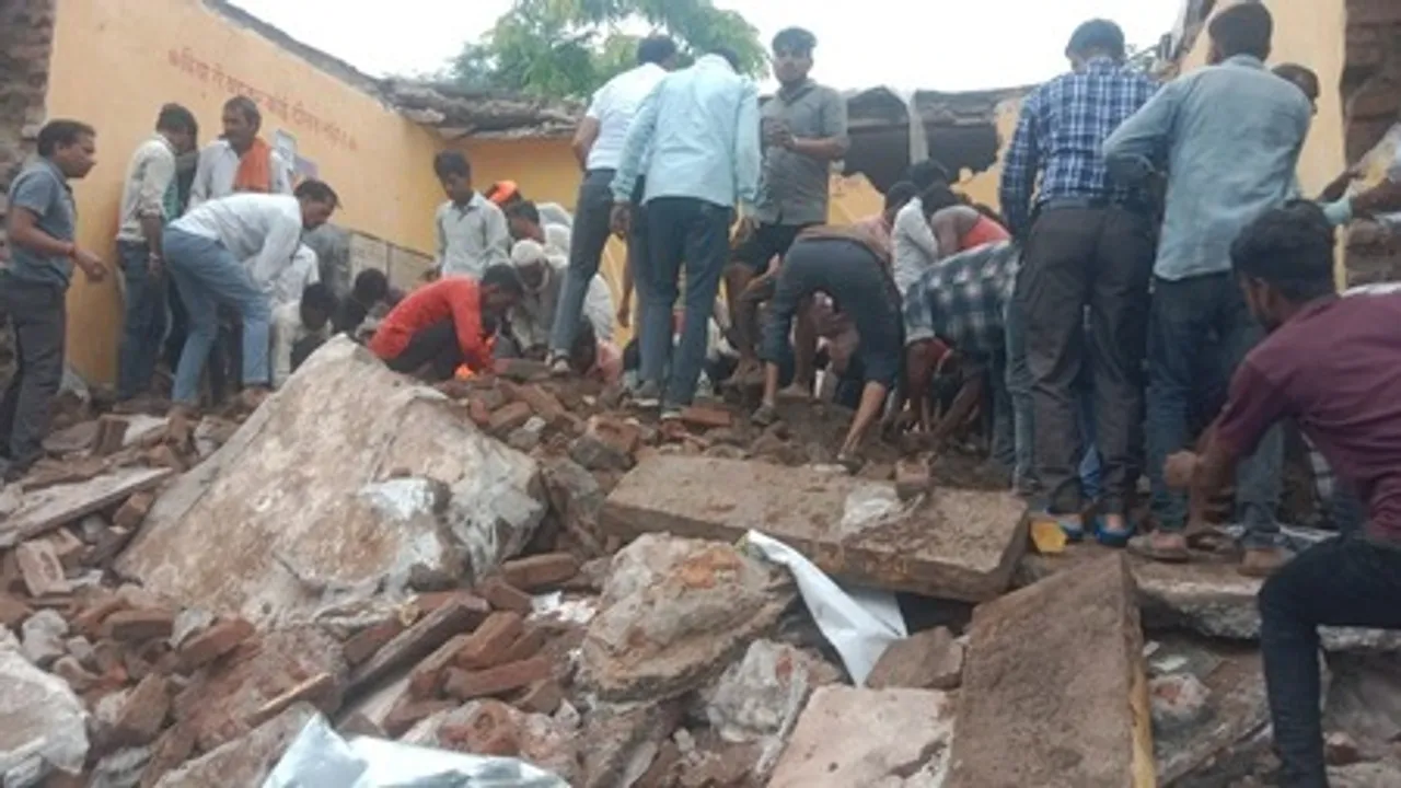  Rajasthan school building collapse: Four children killed, 10 rescued; govt orders probe