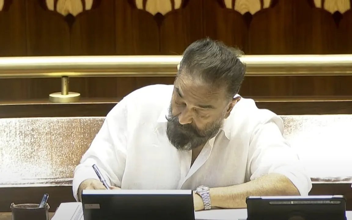  Kamal Haasan makes Parliament debut, deepens DMK-MNM political synergy