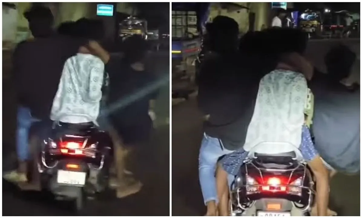  Seven boys ride one scooter in Odisha's Sambalpur; Rs 21,500 fine imposed on owner