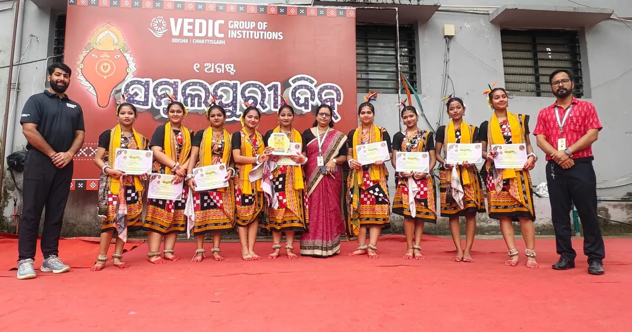  Vedic International School Celebrates Sambalpuri Day with Cultural Fervour