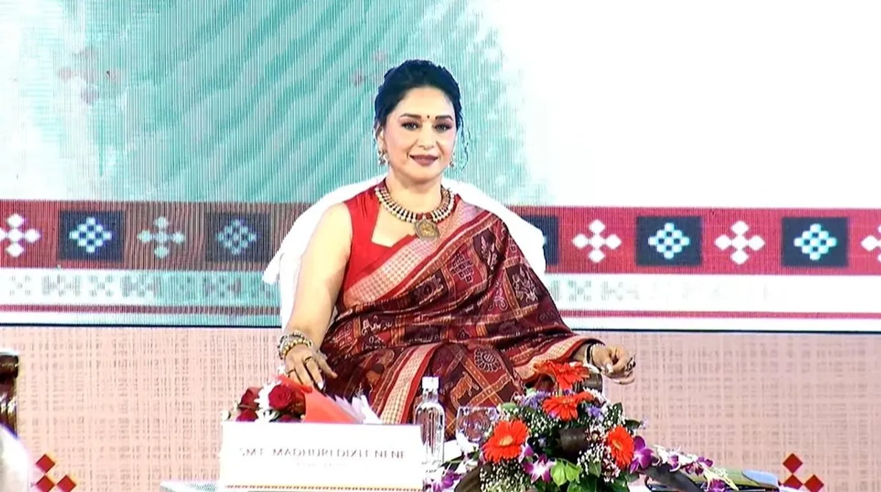  National Handloom Day: Madhuri Dixit Graces state-level celebration in Bhubaneswar