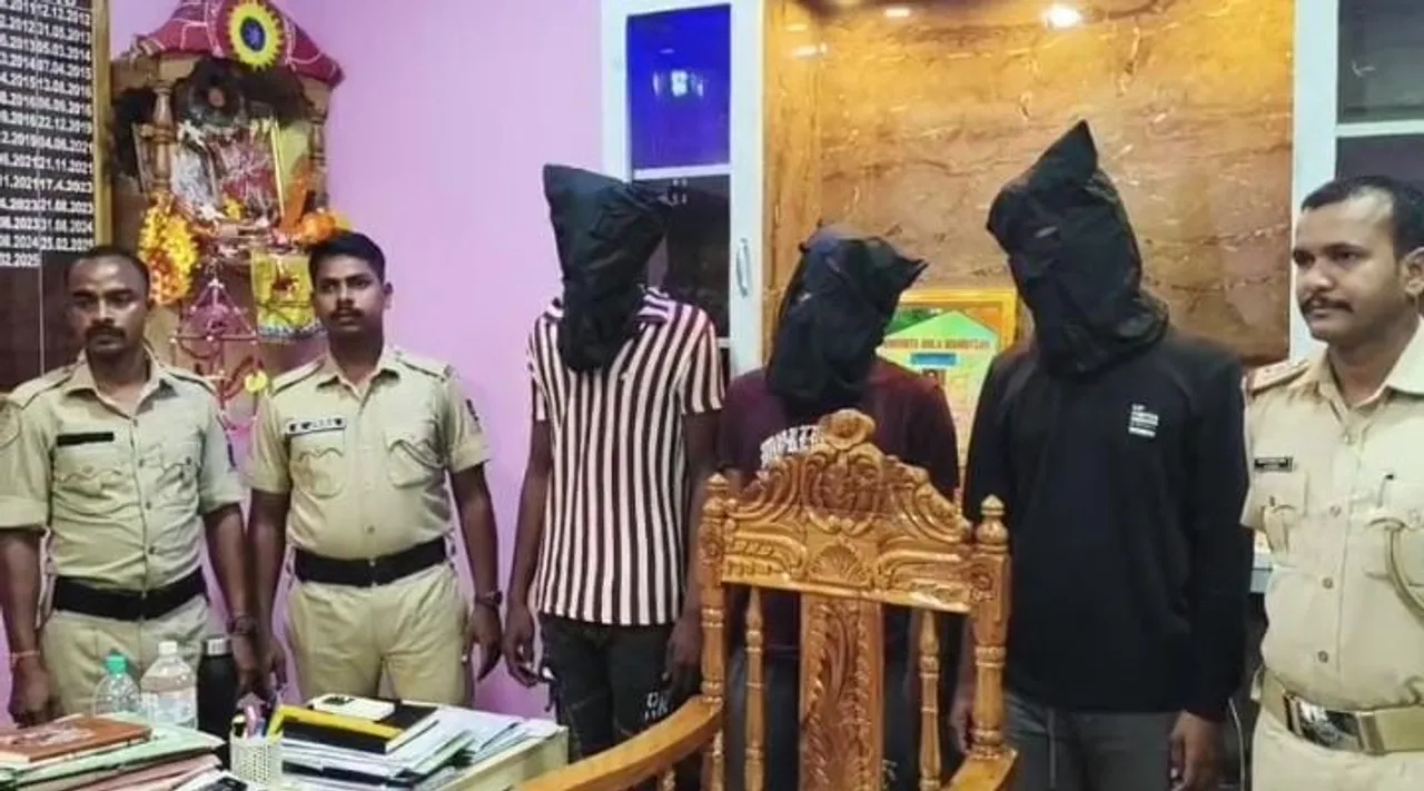 Three arrested for extorting money from police officer in Balasore; firearm, weapons seized