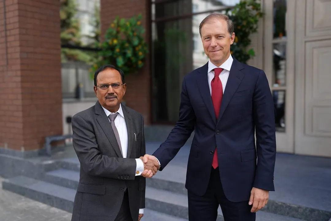  NSA Ajit Doval meets Russia’s First Dy Prime Minister in Moscow