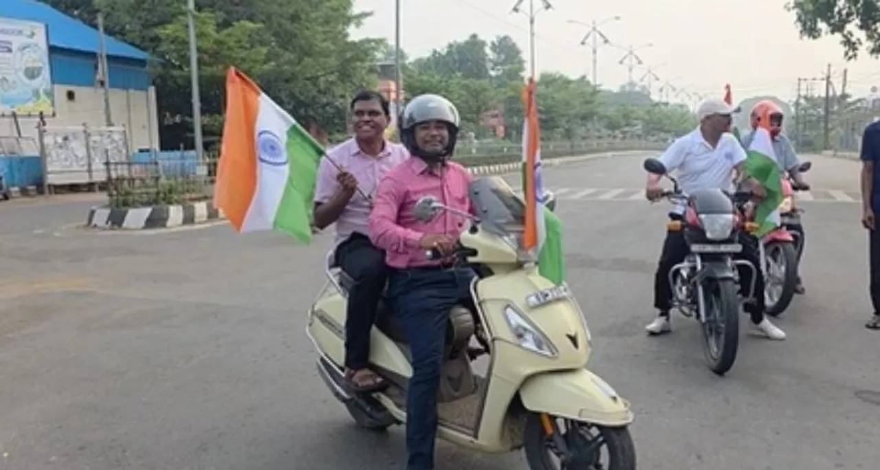  Tiranga bike rally in Odisha’s Sambalpur ahead of I-Day to inspire national pride