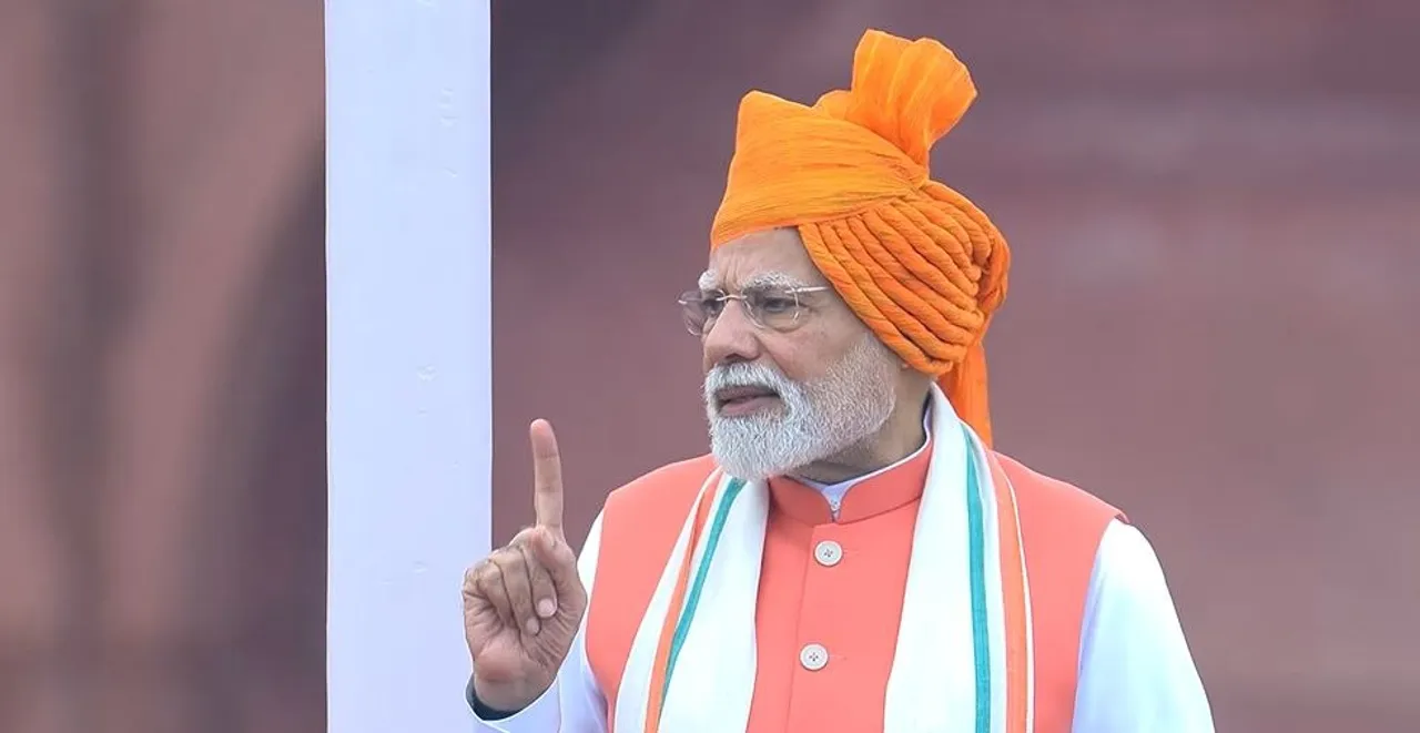  PM Modi hoists Tricolour at Red Fort, says this festival of freedom moment of pride in collective achievements