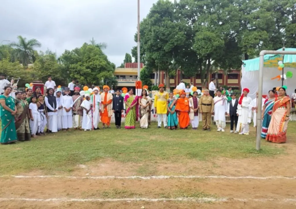 79th Independence Day celebrated with patriotic fervor at DAV Public School, Kansbahal