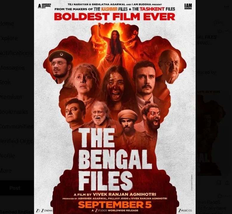  ‘The Bengal Files’ trailer showcases chilling account of West Bengal’s troubled past