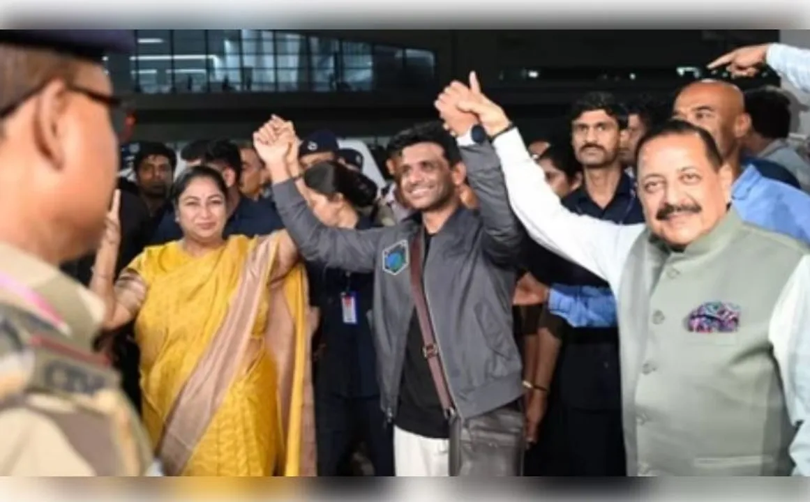  Shubhanshu Shukla accorded hero's welcome on return to India; Parliament plans special discussion on successful space mission tomorrow