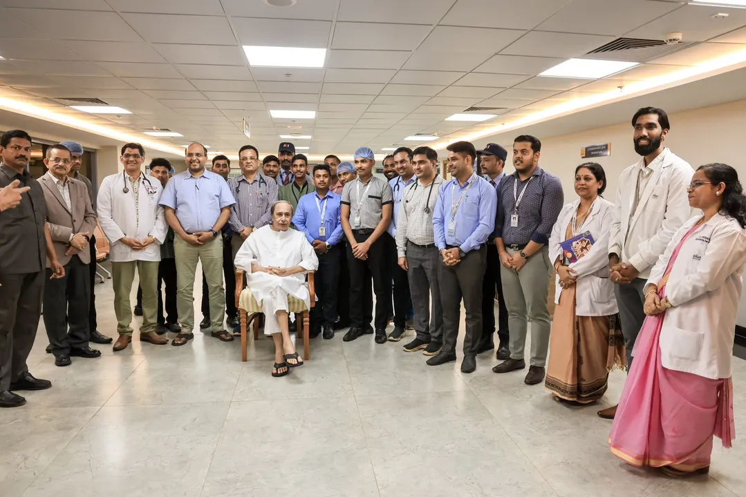  Naveen Patnaik discharged from Bhubaneswar hospital after recovery