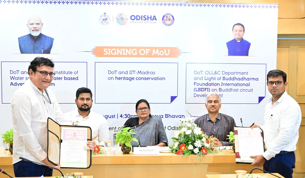  Odisha inks pacts to promote adventure, religious tourism