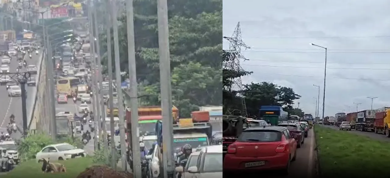  Bhubaneswar: Here's why National Highway near Khandagiri is having traffic jam