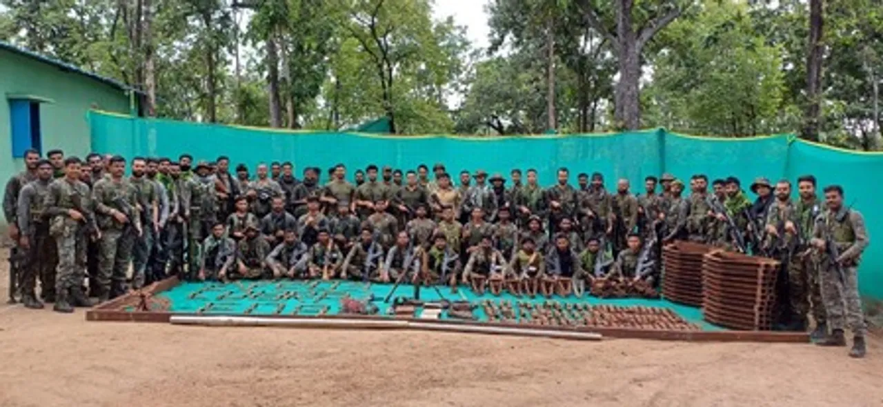  Huge cache of Maoist arms and explosives seized in Chhattisgarh's Sukma