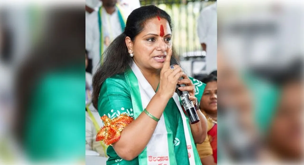  KCR’s daughter Kavitha suspended from BRS over anti-party activities