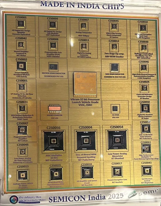  Three ‘Made In India’ chips unveiled at Semicon India 2025 designed in Odisha