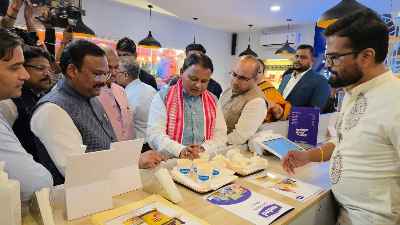 Odisha CM Inaugurates OMFED Cafe, Koraput Coffee Cafe at New Delhi