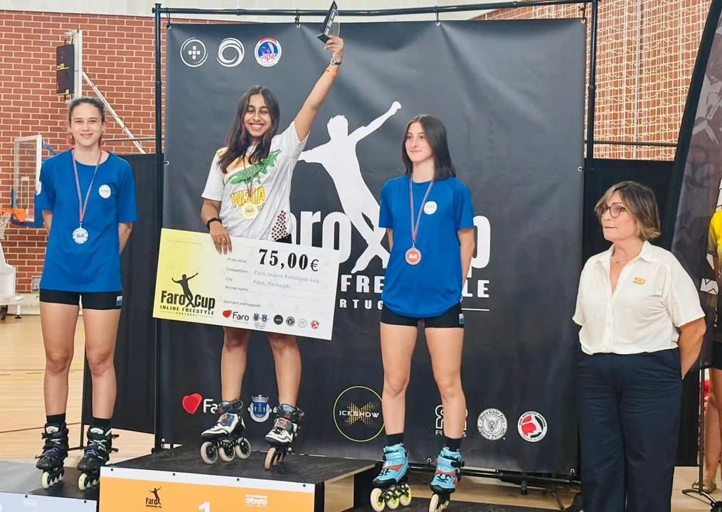  Odisha's Anahita Mishra wins gold at Faro Inline Freestyle World Cup