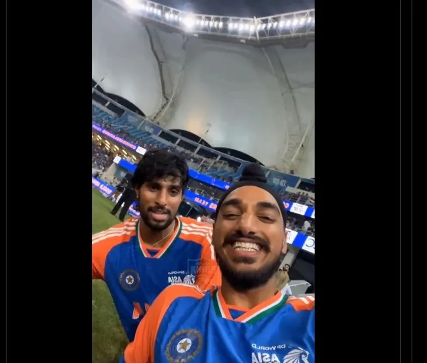  Arshdeep Singh and Tilak Varma recreate viral ‘Final match, what’s happening?’ moment after Asia Cup win