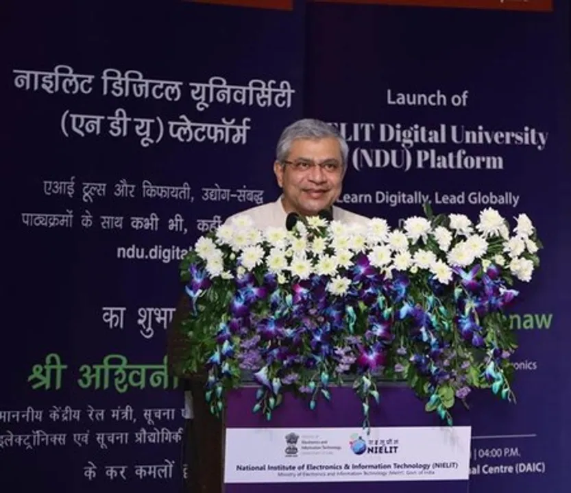  Union Minister Ashwini Vaishnaw inaugurates NIELIT Digital University with a centre in Odisha