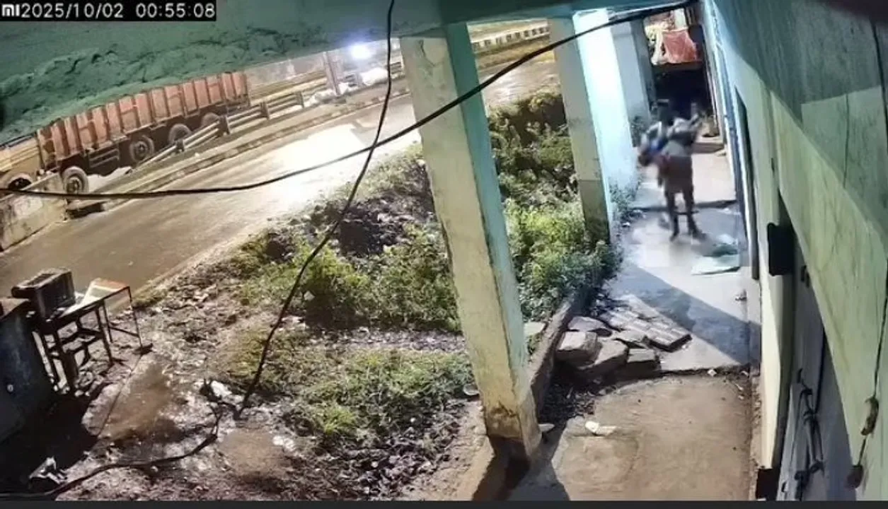  Caught on camera: Mentally challenged woman kidnapped by truck driver in Bhadrak