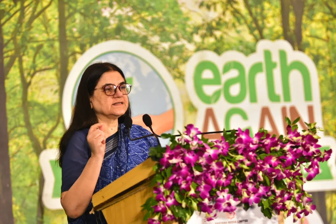  Methane, not carbon dioxide, is the real climate threat: Maneka Gandhi at Sambad's Earth Again Conference-2025