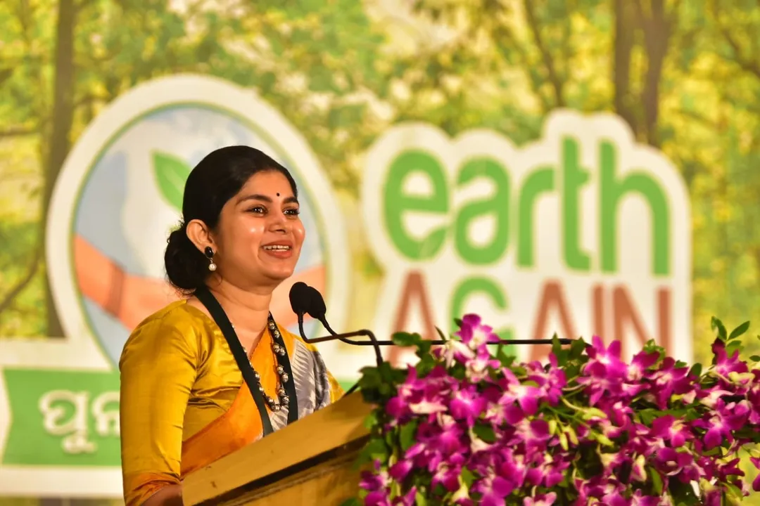  We need climate warriors in every household: Sambad Editor Tanaya Patnaik at 'Earth Again' Conference