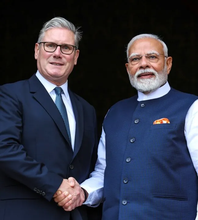  UK PM Keir Starmer arrives in Mumbai for first official visit