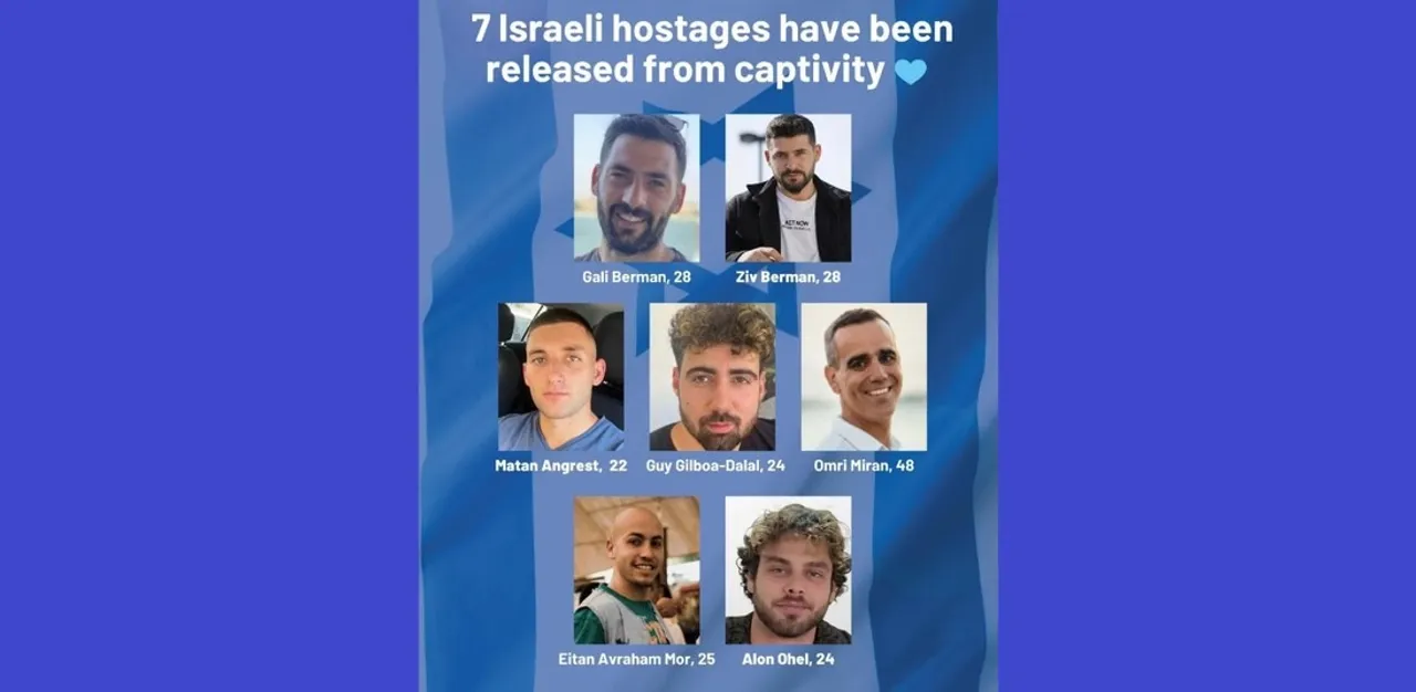  Seven hostages handed over to Israeli forces after two years in Hamas captivity