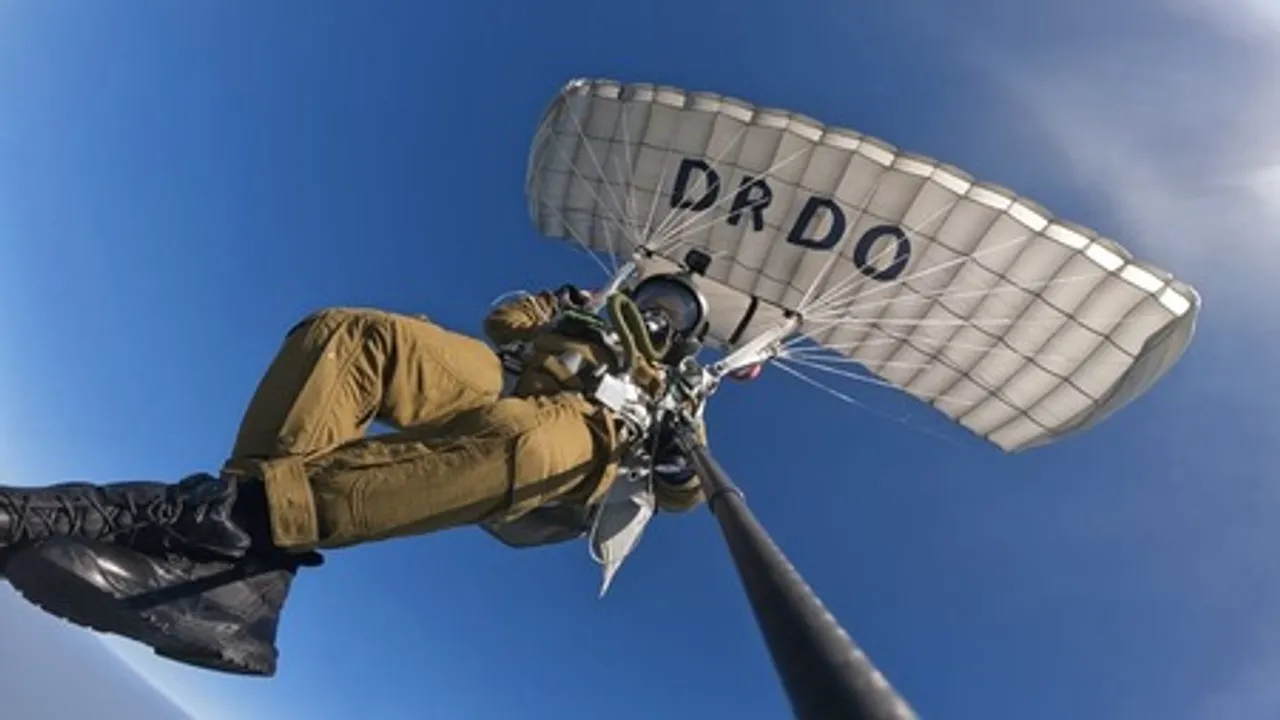  Indigenous combat parachute system tested at 32,000 feet; Rajnath Singh hails DRDO’s success