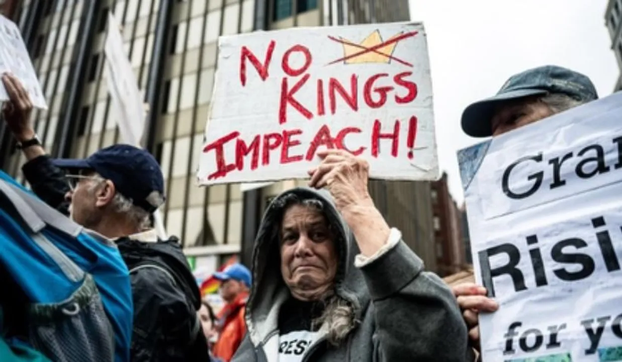  Anti-Trump protests sweep across US under ‘No Kings’ banner