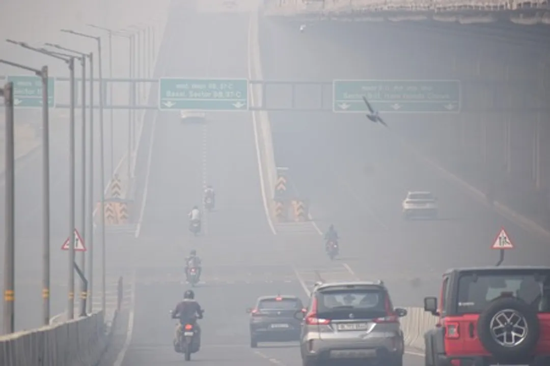  Rise in air pollution in New Delhi 