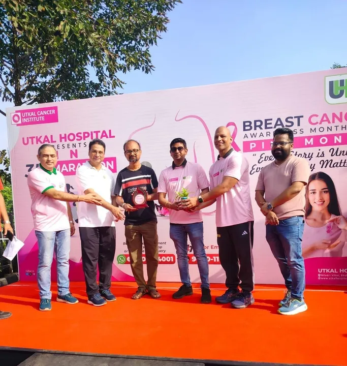  Utkal Hospital holds 'Pink Marathon' to raise awareness on Breast Cancer