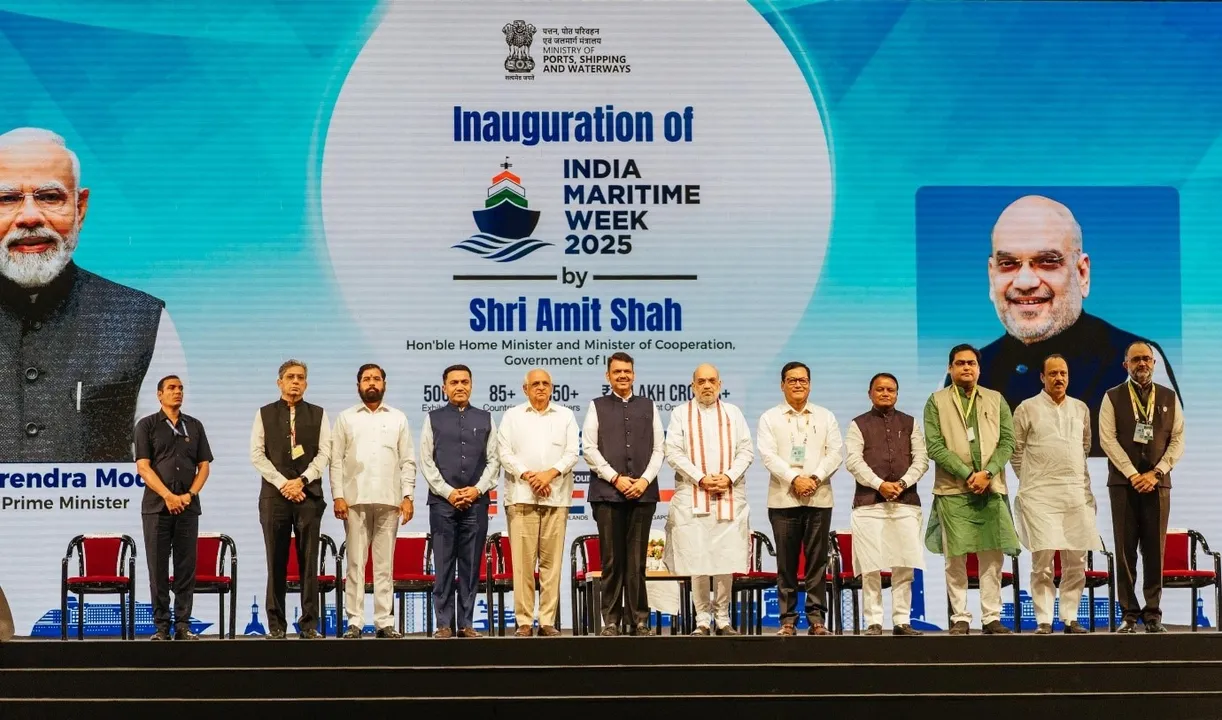  India Maritime Week 2025 in Mumbai.  