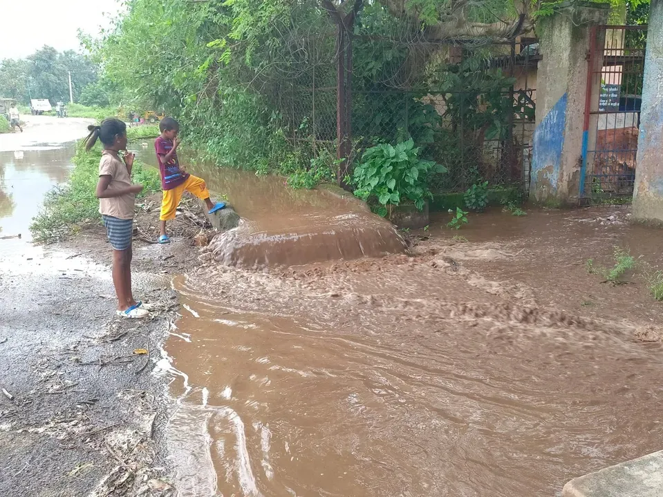  Heavy rainfall causing waterlogging in Gajapati district 