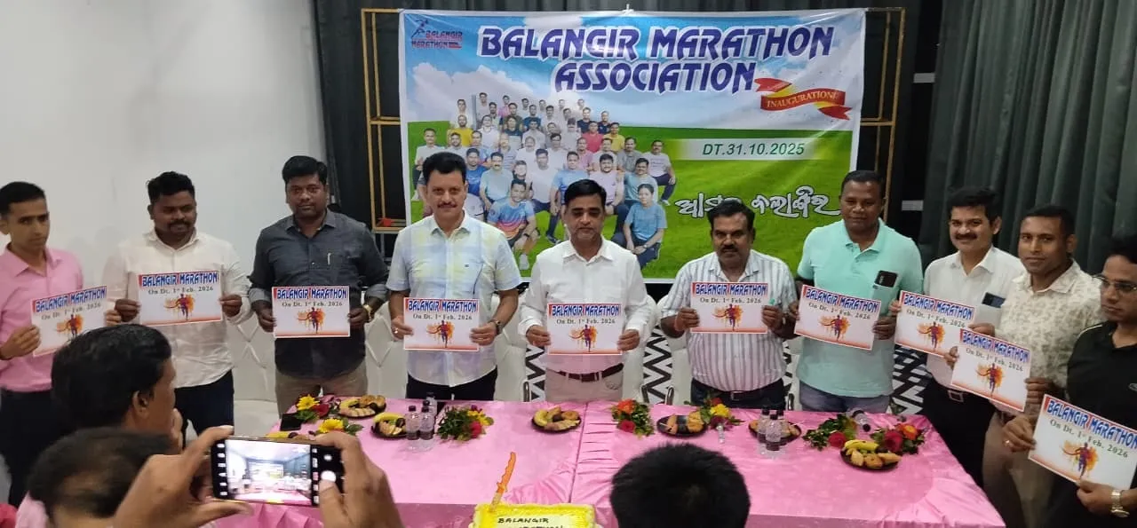  National-level half marathon event announced for February 1, 2026 Photograph: (Balangir Marathon Association) 