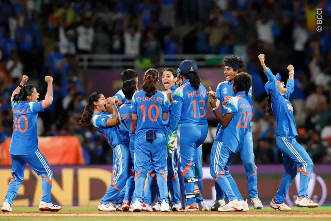  The Indian Women's Cricket Team.  