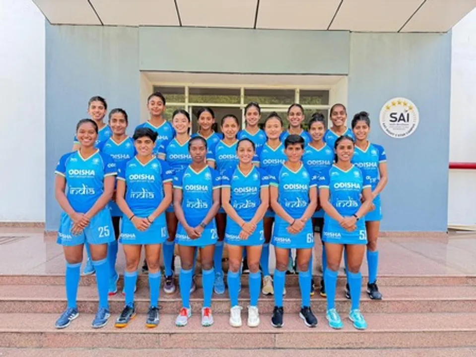  The Indian junior women’s team for the ensuing FIH Women’s Junior Hockey World Cup 2025 